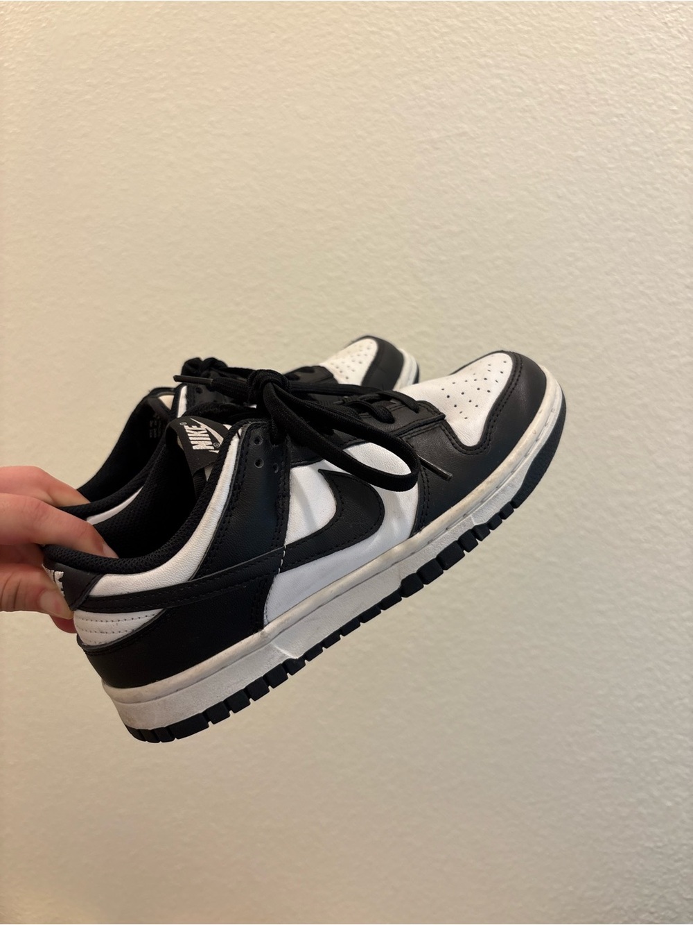Nike Black and White Low-Top Sneakers